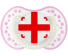 Bandera de Georgia lovi dynamic fosforescente blanco-rosa