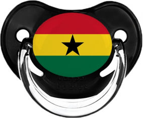 Bandera clásica de suceto fisiológico negro de Ghana