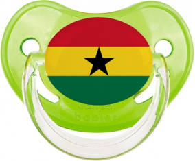 Bandera clásica de suceto fisiológico verde de Ghana