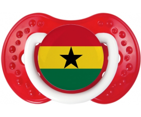 La bandera tetina de Ghana lovi dynamic clásico rojiblanco