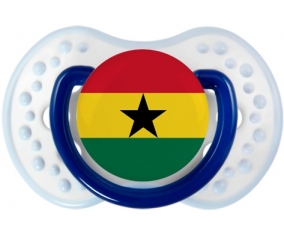 Bandera tetina de Ghana lovi dynamic clásico azul marino-blanco-azul