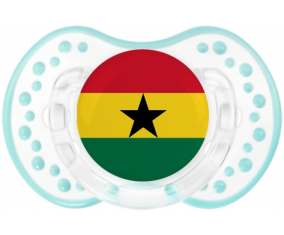 Bandera tetina de Ghana lovi dynamic clásico retro-laguna blanca