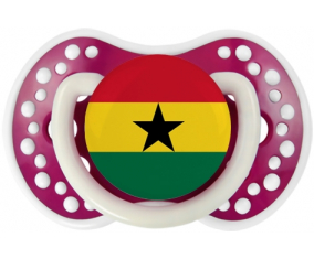Bandera tetina de Ghana lovi dynamic Fucsia Fosforescente