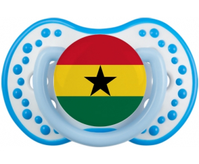 Bandera tetina de Ghana lovi dynamic fosforescente blanco-azul