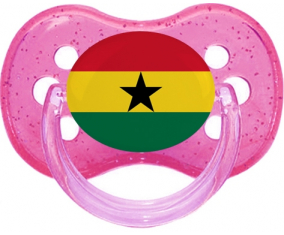 Bandera de Ghana Cereza Lollipop Rosa lentejuelas