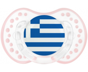 Grecia Flag Lollipop lovi dynamic clásico retro-blanco-rosa-tierno