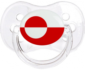 Bandera de Groenlandia Azúcar Cherry Classic Transparente