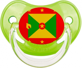Clásica bandera verde de granada verde