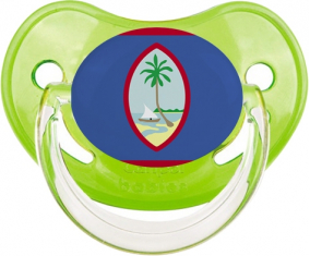 Bandera Guam Classic Piruleta Fisiológica Verde