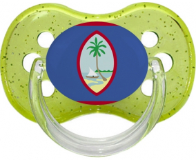 Guam Tetine Cereza Lentejuelas Bandera Verde