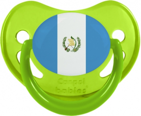 Bandera de Guatemala Tetina Fisiológica Fosforescente Verde