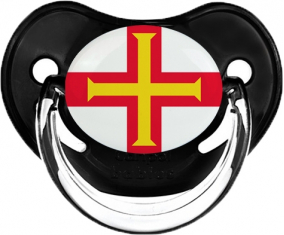 La clásica bandera de suceto negro de Guernsey