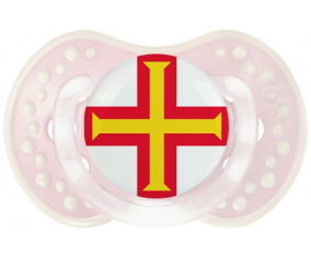 Bandera de Guernsey Tetine lovi dynamic clásico retro-rosa-tierno