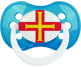 Guernsey Bandera Clásica Cian Anatómica Lollipop