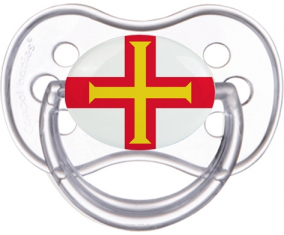 Guernsey Bandera Clásica Transparente Anatómica Lollipop