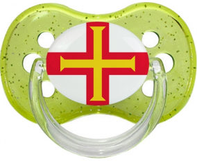 Guernsey Bandera Verde Lentejuelas Lollipop