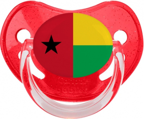 Bandera de Guinea Piruleta Fisiológica Roja con Lentejuelas