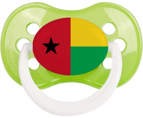 Clásica bandera verde de Guinea Estetina Verde