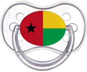 Clásica bandera transparente transparente de Guinea Estetina