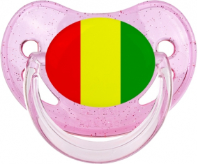 Bandera Guinea Bissau Fisiológica Lollipop Rosa lentejuelas