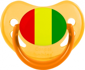 Bandera Guinea Bissau Piruleta Fisiológica Fosforescente Amarillo