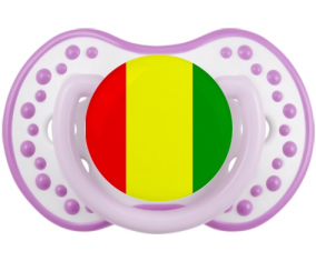 Bandera de Guinea Bissau lovi dynamic Clásico White-Mauve