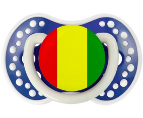 Bandera de Guinea Bissau lovi dynamic Fosforescente Azul Marino