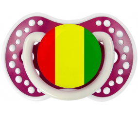 Guinea Bissau Bandera Lollipop lovi dynamic Fucsia Fosforescente