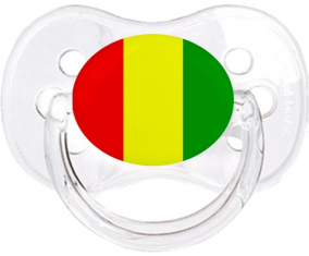 Guinea Bissau Bandera Tetin Cherry Classic Transparente