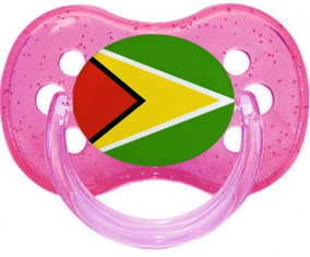 Rosa de brillo de suceto de bandera de guayana francesa