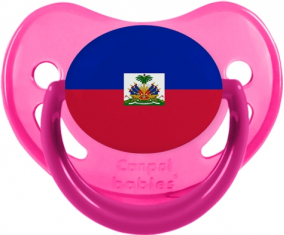 Bandera de Haití Sucete Fosforescente rosa fisiológica