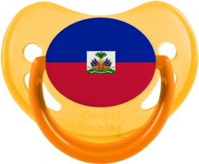 Bandera de Haití Sucete Fisiológico Fosforescente Amarillo