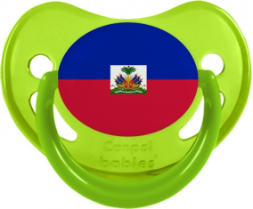 Bandera de Haití Sucete Fosforescente Verde Fisiológico
