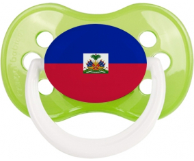 Bandera Haití Clásico Piruleta Anatómica Verde