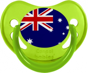 Bandera Heard Islands y Mcdonald Physiological Lollipop Fosforescente Verde