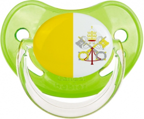 Bandera de la Santa Sede Piruleta Fisiológica Verde Clásica