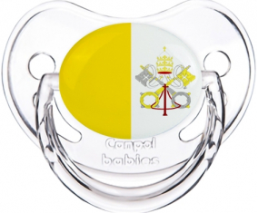 Bandera de la Santa Sede Clásica Piruleta Fisiológica Transparente