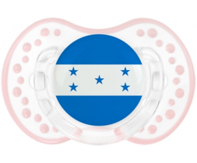Bandera de Honduras Sucete lovi dynamic clásico retro-blanco-rosa-tierno