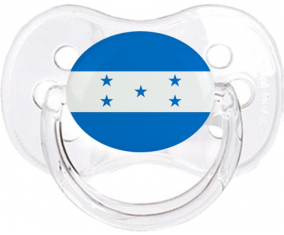 Bandera de Honduras chupa cereza clásica transparente