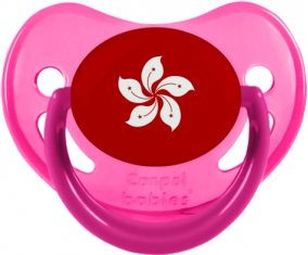 Bandera de Hong Kong Fisiológicamente Sucete Fosforescente Rosa