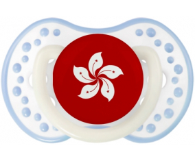 Bandera de Hong Kong Tetine lovi dynamic clásico blanco-cian
