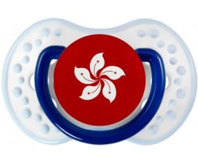 Bandera de Hong Kong Tetine lovi dynamic clásico azul marino-blanco
