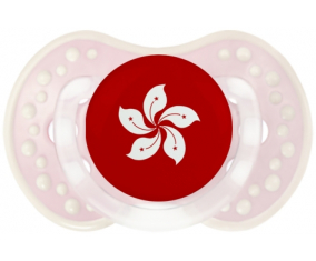 Bandera de Hong Kong Tetine lovi dynamic clásico retro-rosa-tierno