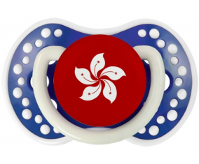 Bandera de Hong Kong Tetine lovi dynamic Azul Marino Fosforescente