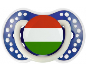 Bandera húngara Lollipop lovi dynamic azul marino fosforescente