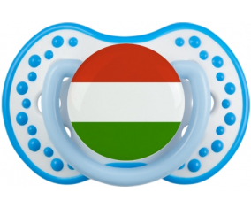 Bandera húngara Lollipop lovi dynamic fosforescente blanco-azul