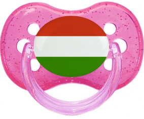Bandera húngara Cereza Lollipop Rosa lentejuelas
