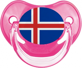 Bandera clásica de piruleta fisiológica de Islandia