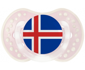 Bandera lollipop de Islandia lovi dynamic clásico retro-rosa-tierno