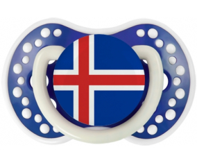 Islandia lovi dynamic bandera azul-marina fosforescente